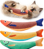 Cat Toys Saury Fish Catnip Crinkle Sound Toys Soft And Durable Interactive Cat Kicker Toys For Indoor Kitten Exercise For All Breeds